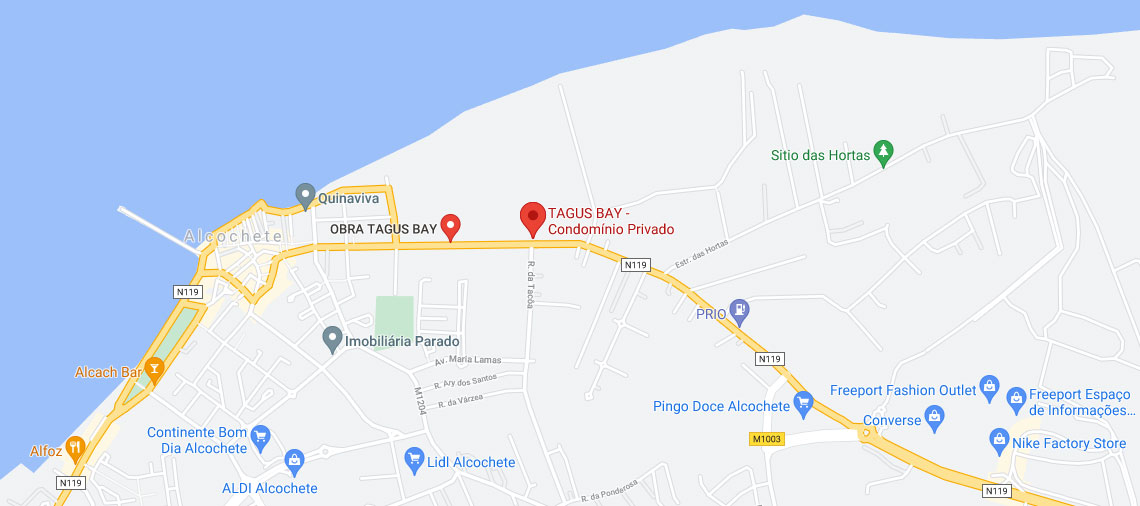Ver Tagus Bay no Google Maps