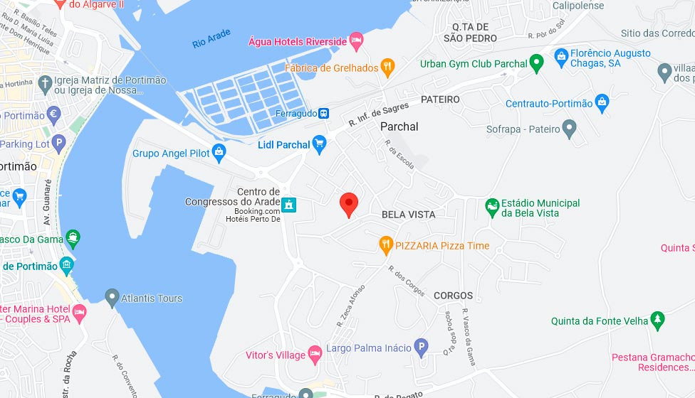Ver Arade Design Villas no Google Maps