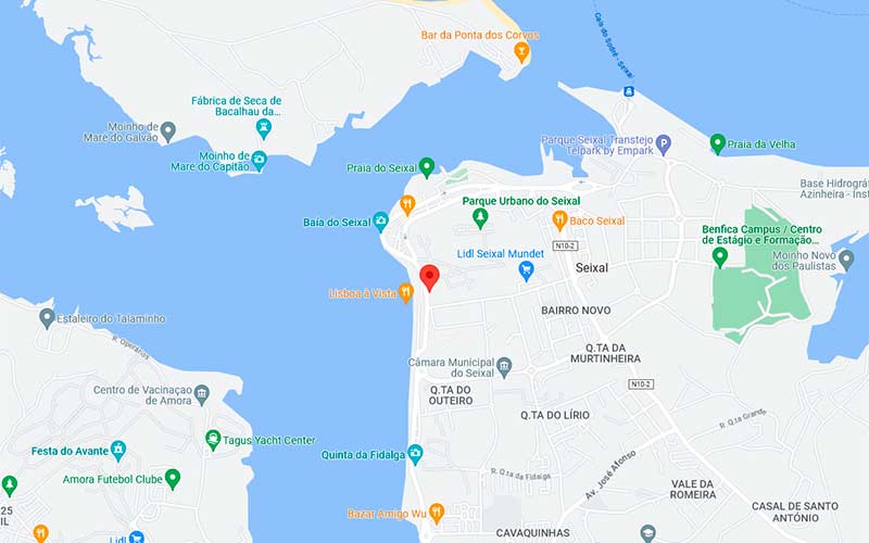 Ver localização do Upon Bay Mundet - Empreendimento Turístico no Google Maps